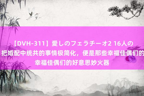 【DVH-311】愛しのフェラチーオ2 16人のザーメン中毒 把婚配中统共的事情极简化，便是那些幸福佳偶们的好意思妙火器