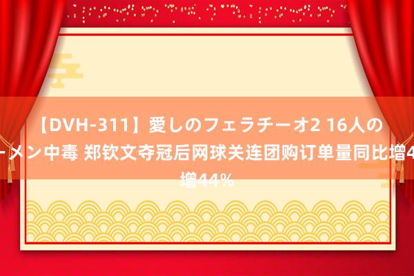 【DVH-311】愛しのフェラチーオ2 16人のザーメン中毒 郑钦文夺冠后网球关连团购订单量同比增44%