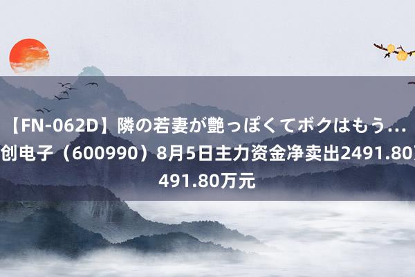 【FN-062D】隣の若妻が艶っぽくてボクはもう… 5 四创电子（600990）8月5日主力资金净卖出2491.80万元