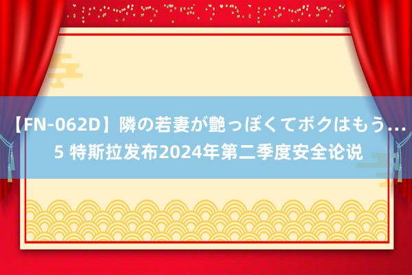 【FN-062D】隣の若妻が艶っぽくてボクはもう… 5 特斯拉发布2024年第二季度安全论说