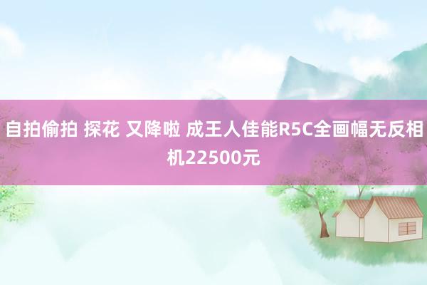 自拍偷拍 探花 又降啦 成王人佳能R5C全画幅无反相机22500元